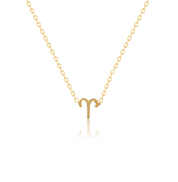 bianco rosso Necklaces Gold Aries - Necklace cyprus greece jewelry gift free shipping europe worldwide